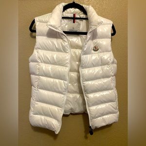 Moncler white Vest
